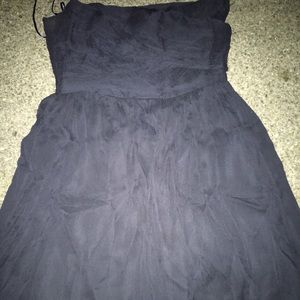 strapless party dress